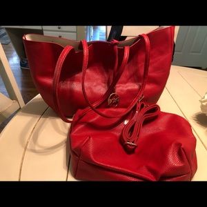 BCBG bag with smaller bag
